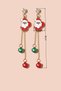 Christmas Themed Santa Claus Dangle Women's Earrings - 2