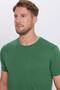 Unisex Slim Fit Slim Fit 100% Cotton Soft Textured Green Crew Neck T-Shirt - 6