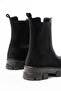 Fz-299 Black Suede High-Top Elastic Daily Women's Boots - 4