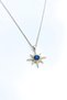 Polar Star Model Zircon Stone Planet Detailed Women's Steel Necklace - 6
