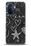 Tecno Spark 8C Case Hd Printed Case - Black Heart and Notes