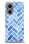 Realme C55 Case Hd Printed Case - Blue + Full Screen Protector