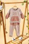 Baby Kids Lilac Cotton 2-Piece Set First I Trend Fashion Bottom Top Set