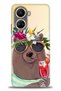 Tecno Camon 19 Neo Case Hd Printed Case - Enjoyable Bear + Full Screen Protector