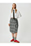 Women's Grey Pleated Skirt - 2