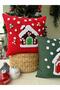 Panch Punch Christmas Home Model 2 Li Set Set Cushion Cover Handmade - 2