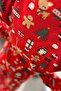 🎄   Christmas Themed 100% Cotton Unisex Children's Pajama Set 🎄   Red - 5