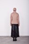 Latte Colorful Pleated Knitted Blouse - 23K3216 - 4