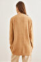 Women's Camel Pocket Soft Textured Beard Cardigan Hrk- 19000320 - 8