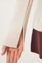 Women's Beige V Neck Stylish Buttoned Knitwear Cardigan Mt00155 - 6