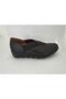 Women's Black Leather Orthopedic Shoes
