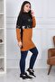 Women's Black Orange Hooded Tunic - 2