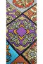 Canvas Cloth Bag with Inner Pocket and Velcro 36 X 40 cm Symmetrical Carpet Pattern - 6