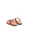 Women's Red Genuine Leather Slippers - 6