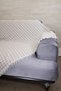 Brown Buldan Work and Small Checkered Sofa Bed Sofa Cover