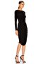Women's Black Lycra Dress - 2