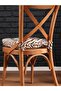Luxury Fluffy Zebra Coffee Cushion Special Luxury Stitched Lace Up 40x40cm - 3