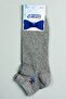 6-Piece Men's Gray Cotton Seasonal Breathable Booties Socks - 3