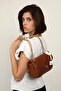 Tan Women's Quilted Hand and Shoulder Bag - 4