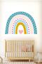 Children's Room Wall Sticker - Scandinavian Style Heart Rainbow Rainbow - 3