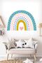 Children's Room Wall Sticker - Scandinavian Style Heart Rainbow Rainbow - 4