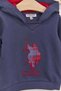 Base Polo Assn Dark Indigo Baby Girl Tracksuit Set - 2