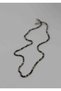 Iran Turquoise Stone Natural Stone Thin Necklace 2 mm - 2
