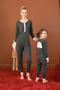 Cotton Stretch Fabric Buttoned Jumpsuit - 2