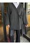 Tie-Up Jacket - Anthracite - Wide Size Range - 4