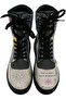 Women's Vegan Leather Black Long Boots - And Wonders How It All Turns Out Design - 3