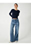 Crew Neck Long Sleeve Hair Knit Patterned Knitwear Sweater - 2