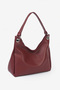 Ring Detailed Lined Soft Leather Casual Women's Bag with Adjustable Shoulder Strap - 4