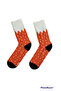 Taco Fastfood Fish Fish Pink Purple Colorful Women's Socks Patterned Socket Below Knee Socks Unisex