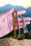 33' Gold Yellow Hematite Rosary - Natural Stone, Light Grey, Bracelet - 3