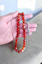 33' Red Agate Prayer Beads - Original Natural Stone, Large Size Real Agate - 5