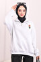 Gray Collar Zippered Raised Three Thread Sweat