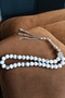 Howlite Stone Prayer Beads 33' Long Prayer Beads Original Natural Stone Quality Real Stone 8 mm Prayer Beads - 4