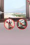Baby Kids Pimapen PVC Door Window Safety Protection Lock Latch Glass Lock White (5 PCS) - 5