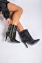 Oasis Black Matte 10 cm Women's Boots & Bootie, High Heels - 4