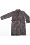 Wellsoft Şalyaka Men's Dressing Gown (Zik-zak pattern) Anthracite - 2