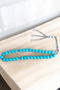 10 mm Blue Turquoise Rosary - 33' Lux, Original Natural Stone - 6