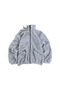 Men's Gray Oversize Plush Jacket - 2