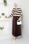 Women's Knitwear Cardigan Pleated Skirt Set - 3
