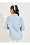 Tweed Oversized Shirt with Pocket Detail - 5