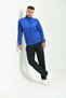 Parachute Detail on the Chest Blue Diver Men's Tracksuit