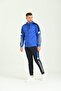 Striped Sleeves Hooded Scuba Blue Men's Tracksuit - 2