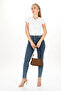 Women's Brown Suede Baguette Bag - 2