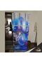 Refrigerator and Dishwasher Door Self-Adhesive Foil Covering Blue Orchid - 3