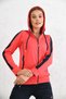 Garni Piping Detail Dusty Rose Diver Tracksuit Set on the Arm - 5
