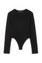Crew Neck Long Sleeve Bodysuit - 3